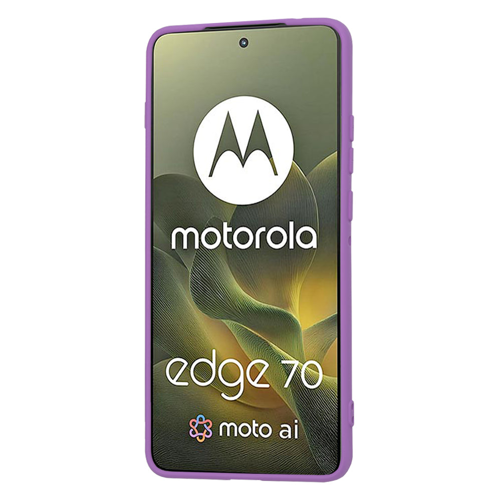 Pouzdro pro Motorola Edge 70, Techsuit, SoftFlex, Fialové