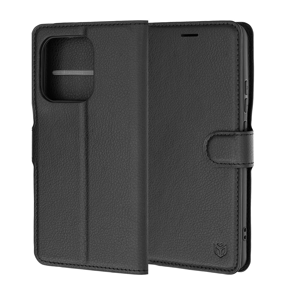 Pouzdro pro Motorola Edge 70 Ultra / Signature, Techsuit, kožené folio, černé