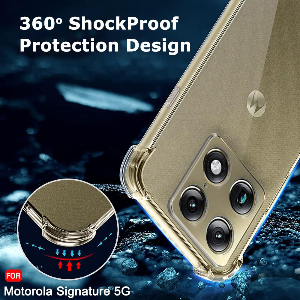 Pouzdro pro Motorola Edge 70 Ultra / Signature, Techsuit, Shockproof Clear, Transparent