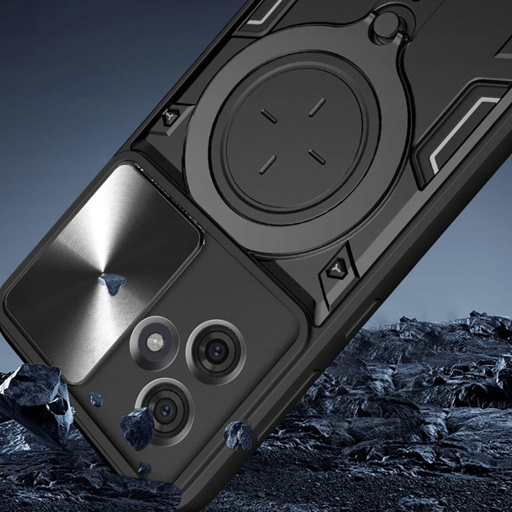Pouzdro pro Motorola Moto G86, Techsuit, CamGuard Pro, Černé