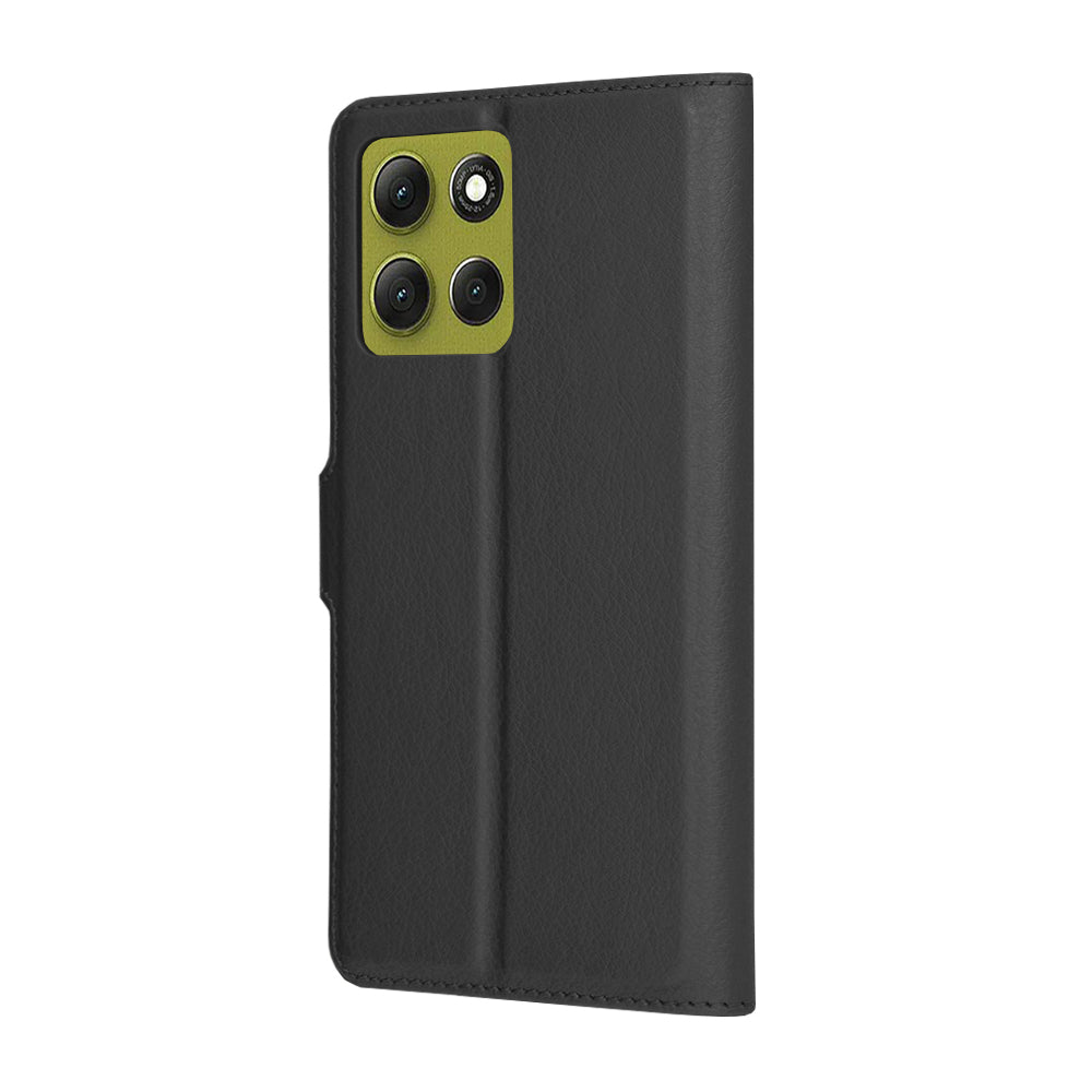 Pouzdro pro Motorola Moto G86, Techsuit, kožené folio, černé