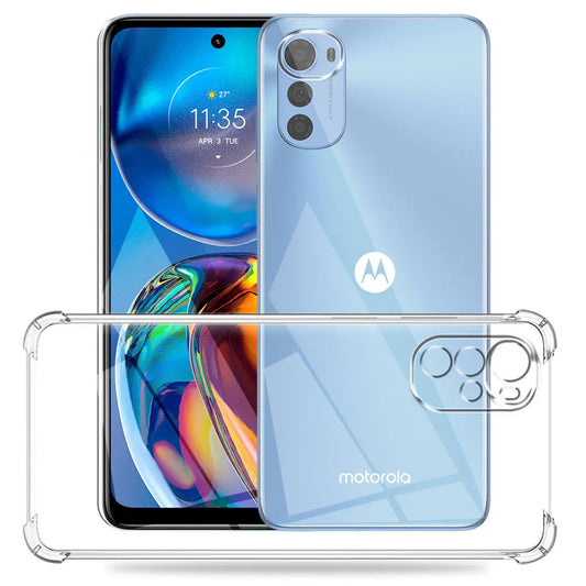 Pouzdro pro Motorola Moto E32s / E32 / G22, Techsuit, Odolné proti nárazům, Průhledné