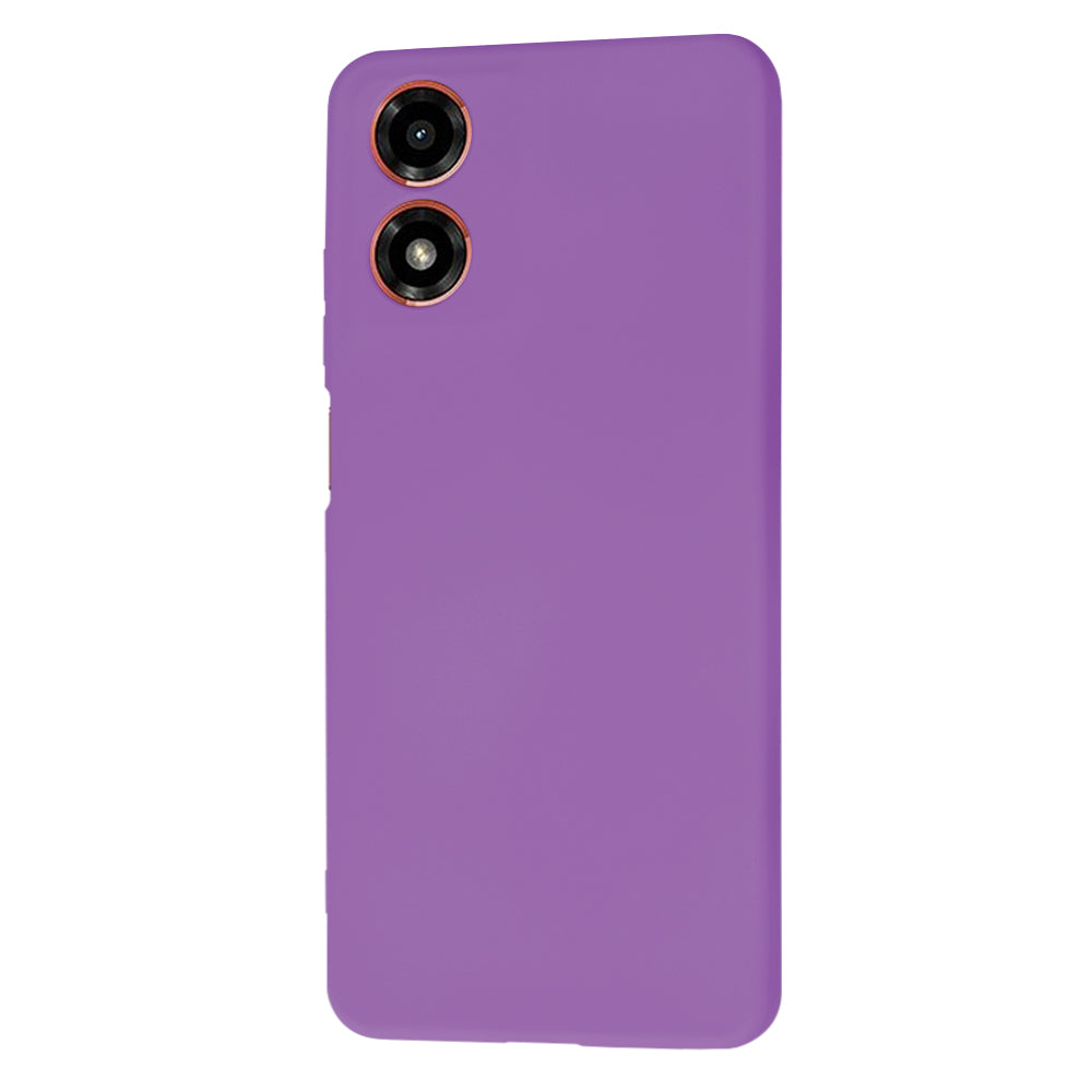 Pouzdro pro Motorola Moto G04s / E14 / G04, Techsuit, SoftFlex, Fialové