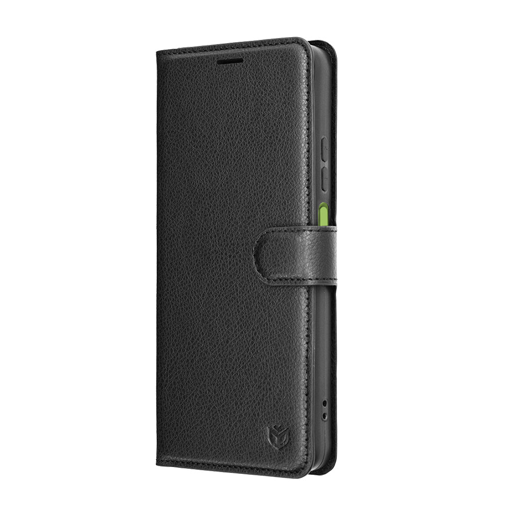 Pouzdro pro Motorola Moto G06, Techsuit, Leather Folio, Černá
