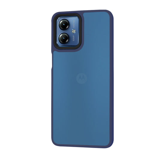 Pouzdro pro Motorola Moto G14, Techsuit, HaloFrost, Tmavě modrá