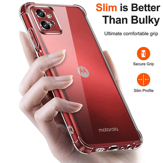 Pouzdro pro Motorola Moto G32, Techsuit, Odolné proti nárazům, Průhledné