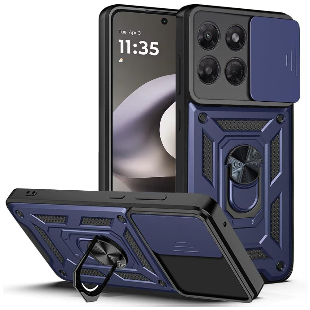 Pouzdro pro Motorola Moto G37 Power, Techsuit, CamShield, Modré