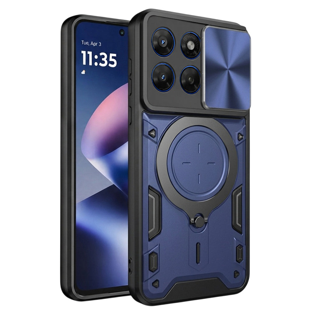 Pouzdro pro Motorola Moto G47 / G37, Techsuit, CamGuard Pro, Modrá