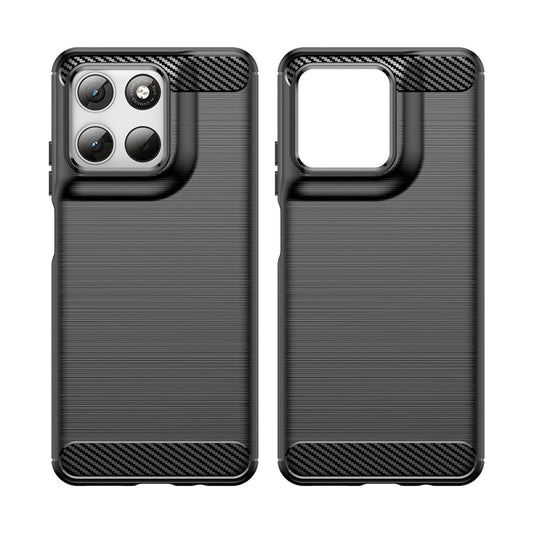 Pouzdro pro Motorola Moto G47 / G37 Power / G37 / G67 Power / G57 Power, Techsuit, Carbon, Černé