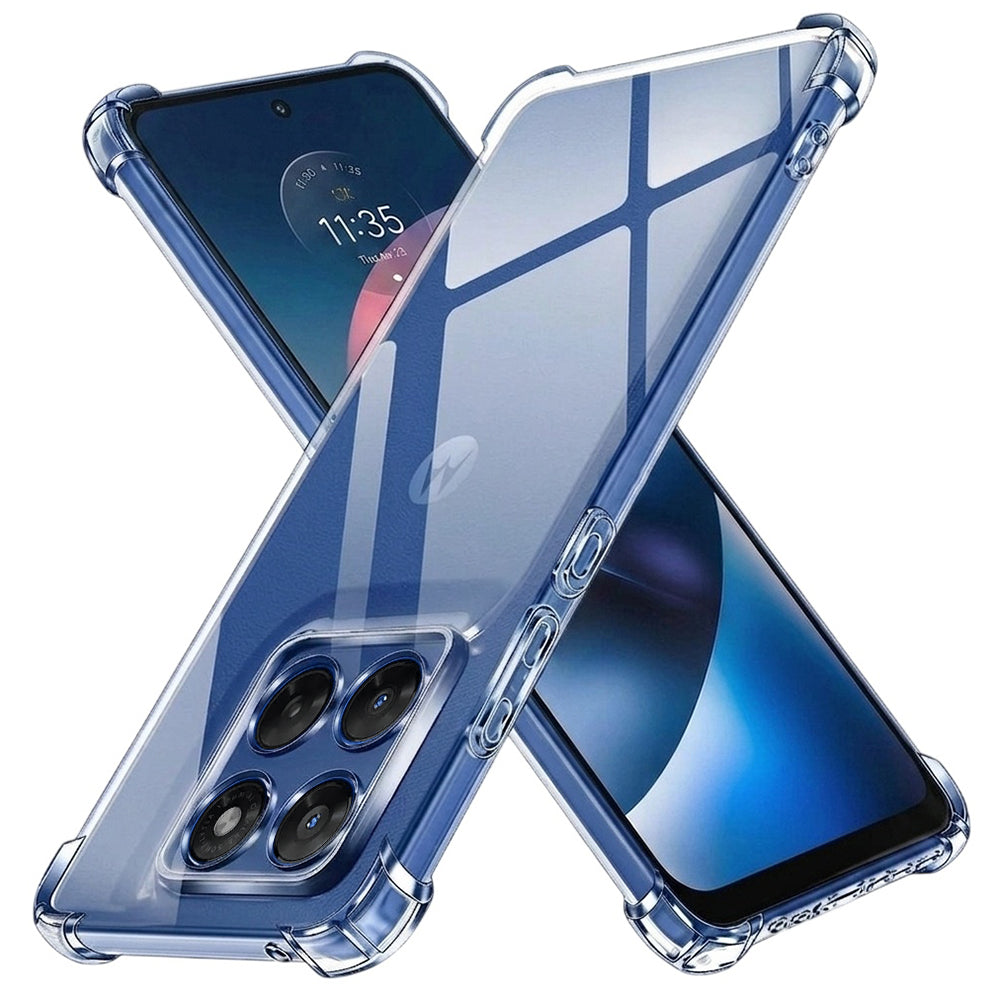 Pouzdro pro Motorola Moto G47 / G37 Power / G37, Techsuit, nárazuvzdorné průhledné, transparentní