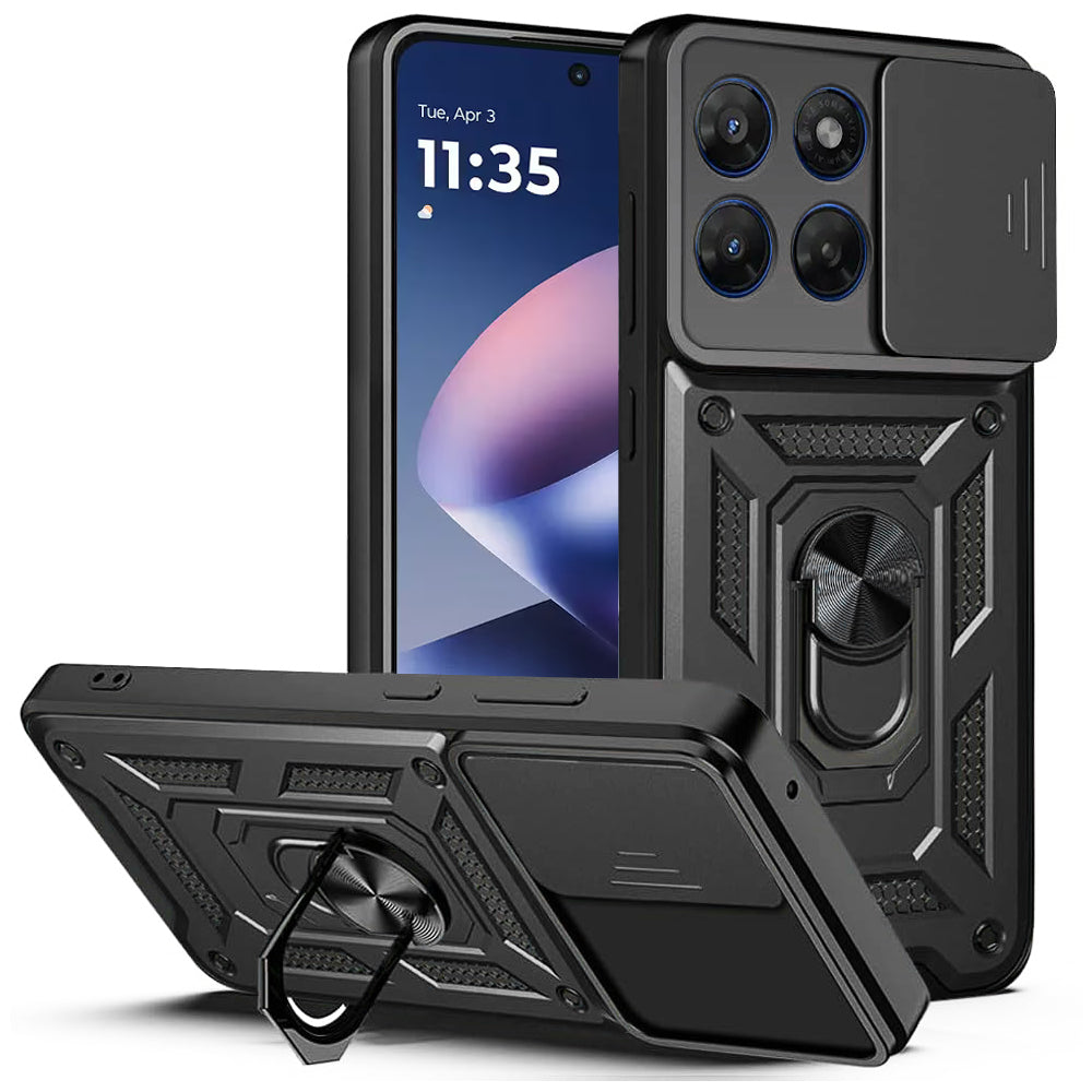 Pouzdro pro Motorola Moto G47 / G37, Techsuit, CamShield, Černé
