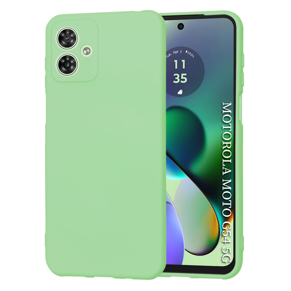 Pouzdro pro Motorola Moto G54, Techsuit, SoftFlex, Světle zelená