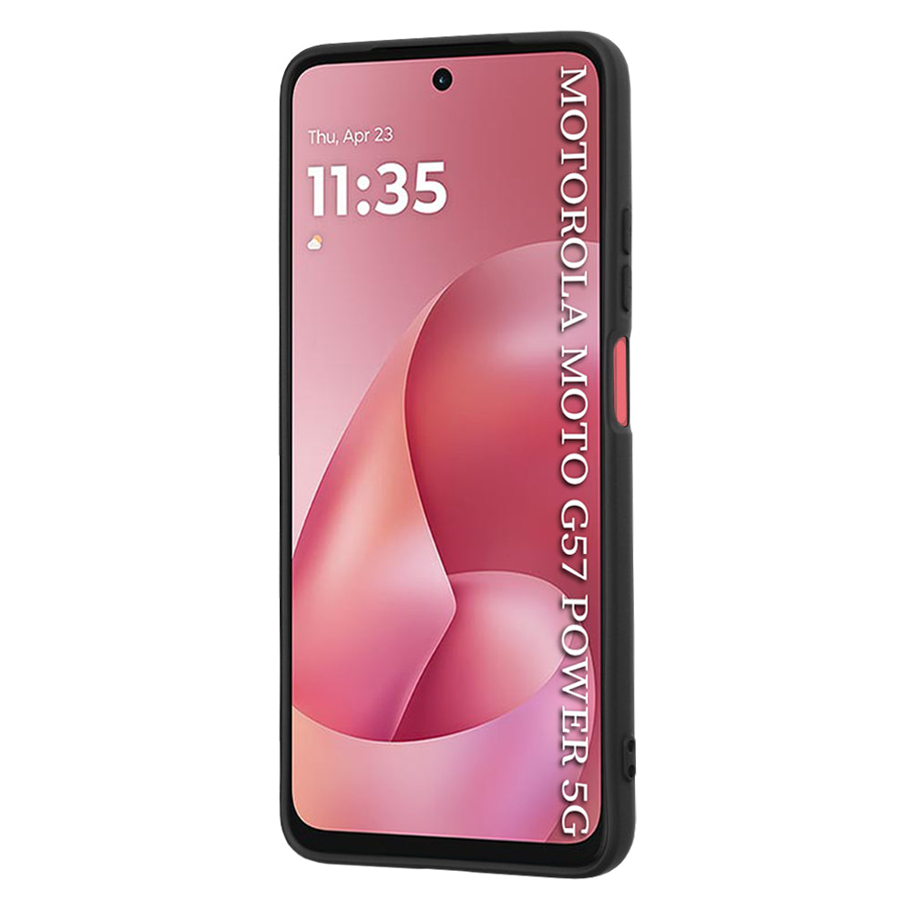 Pouzdro pro Motorola Moto G67 Power / G57 Power, Techsuit, SoftFlex, Černá