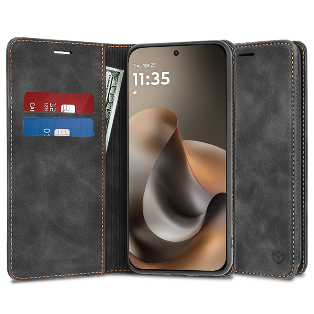 Pouzdro pro Motorola Moto G77 / G67, Techsuit, Confy, Černá