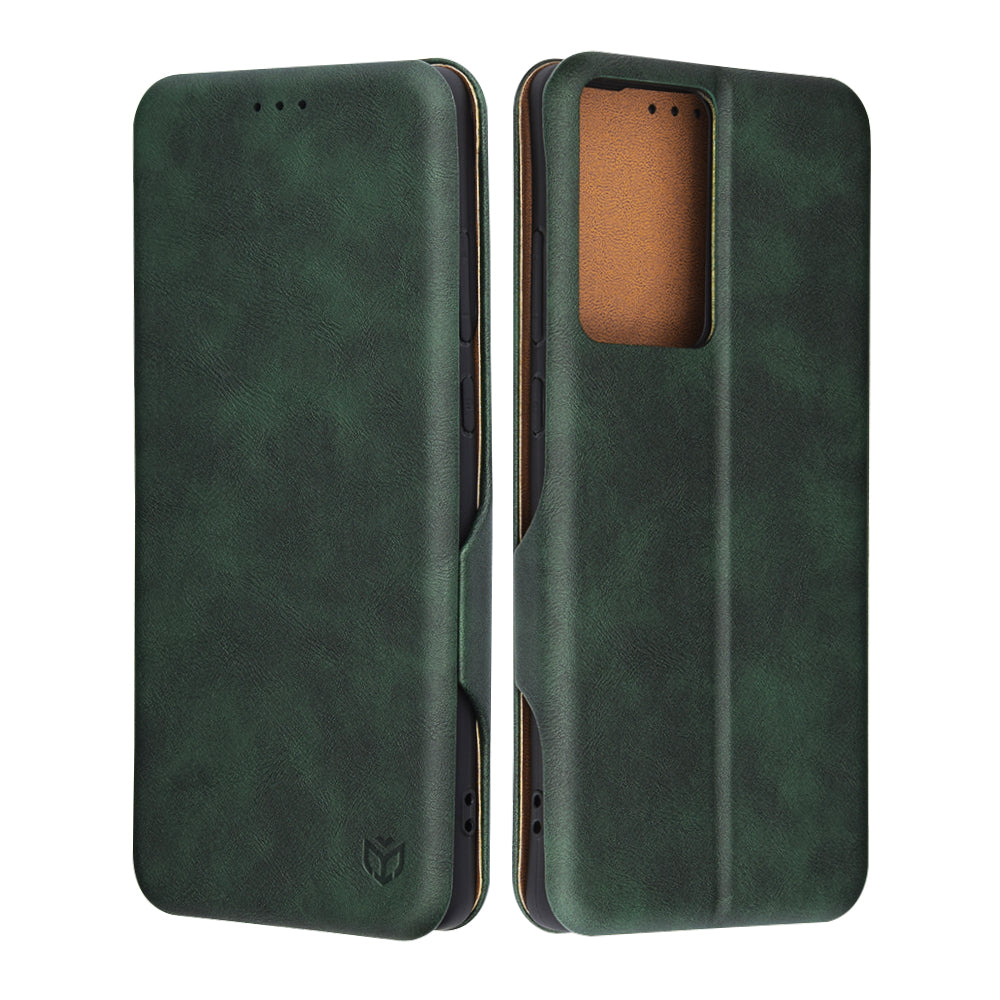 Pouzdro pro Motorola Moto G85, Techsuit, Safe Wallet Plus, Zelená