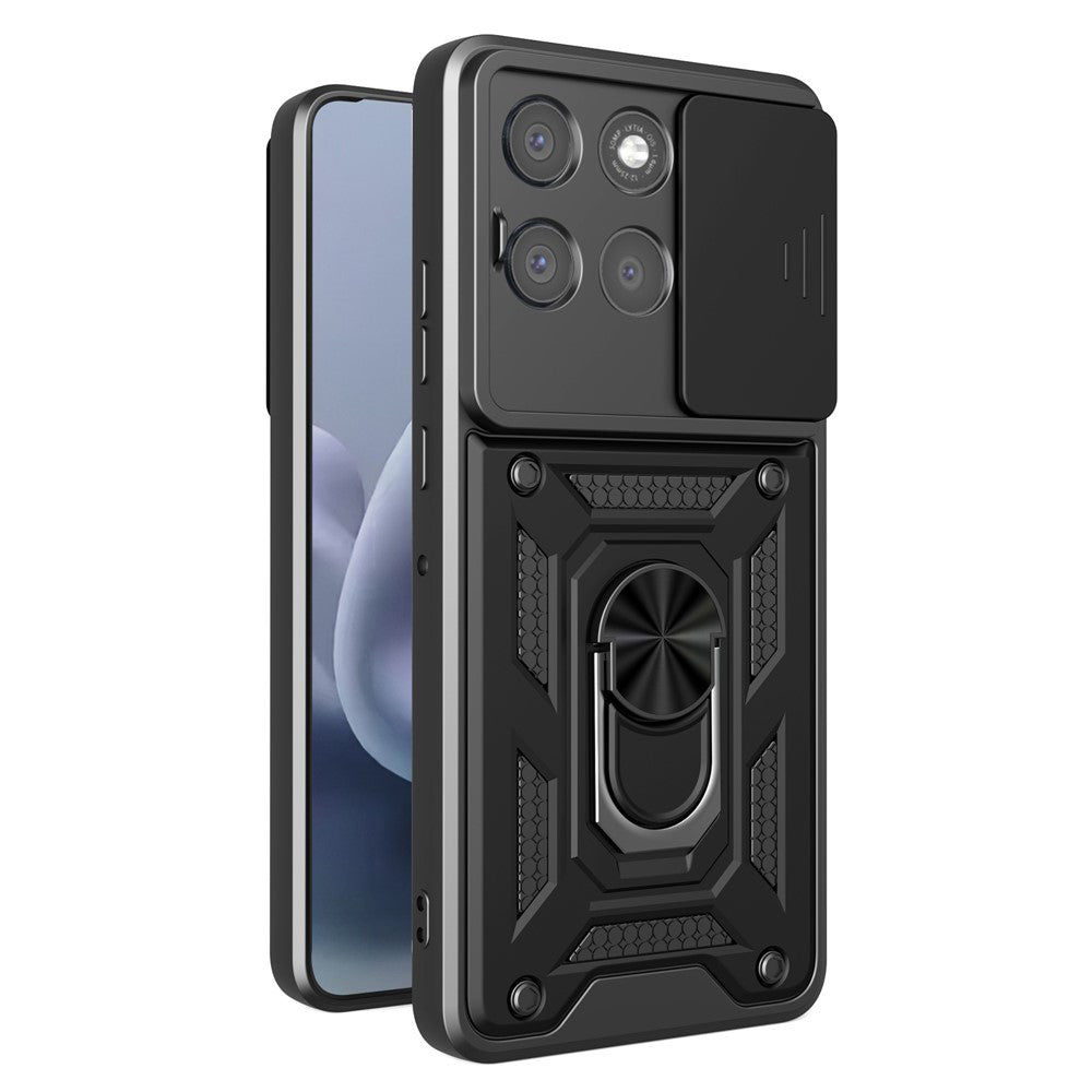Pouzdro pro Motorola Moto G86 Power, Techsuit, CamShield, Černá