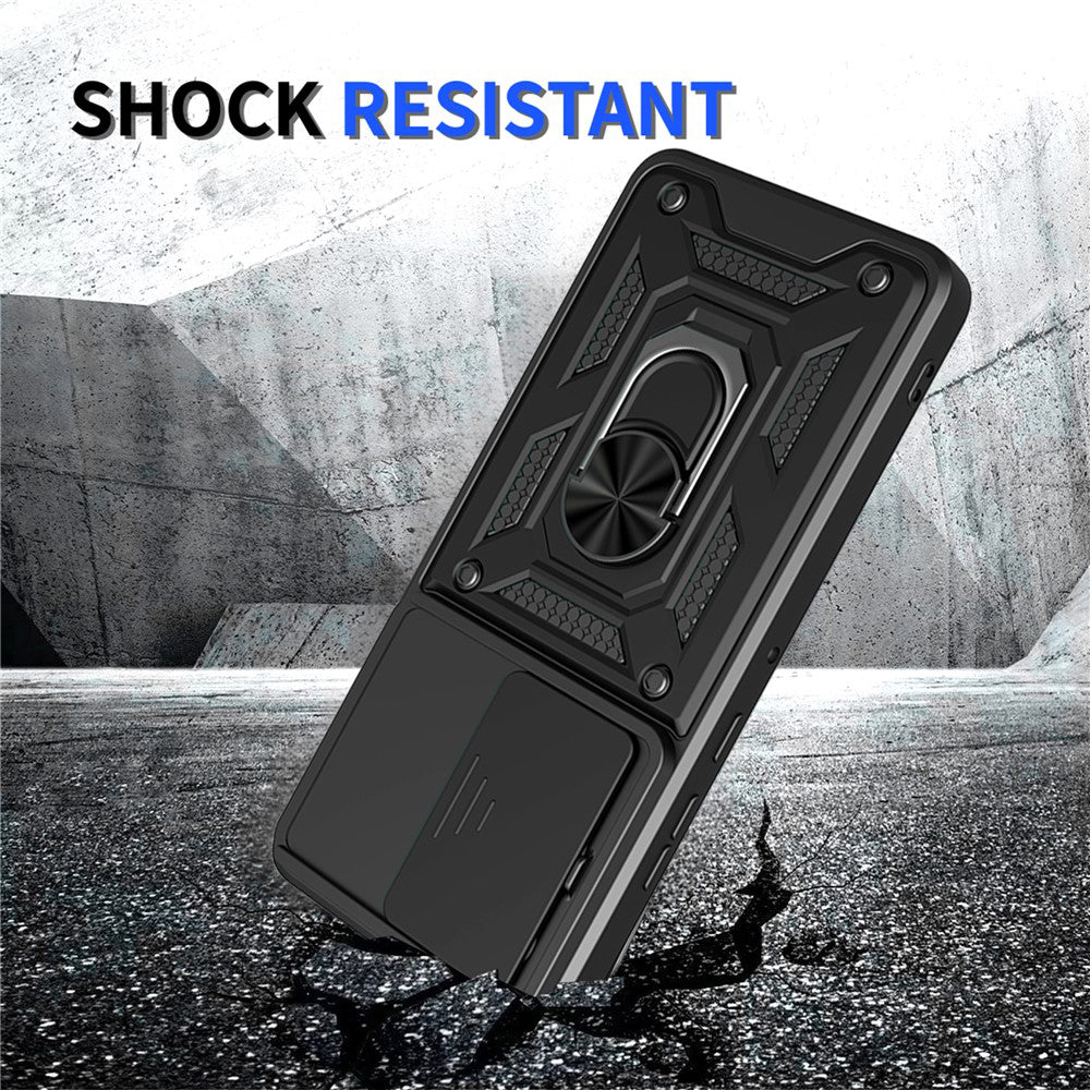Pouzdro pro Motorola Moto G86 Power, Techsuit, CamShield, Černá
