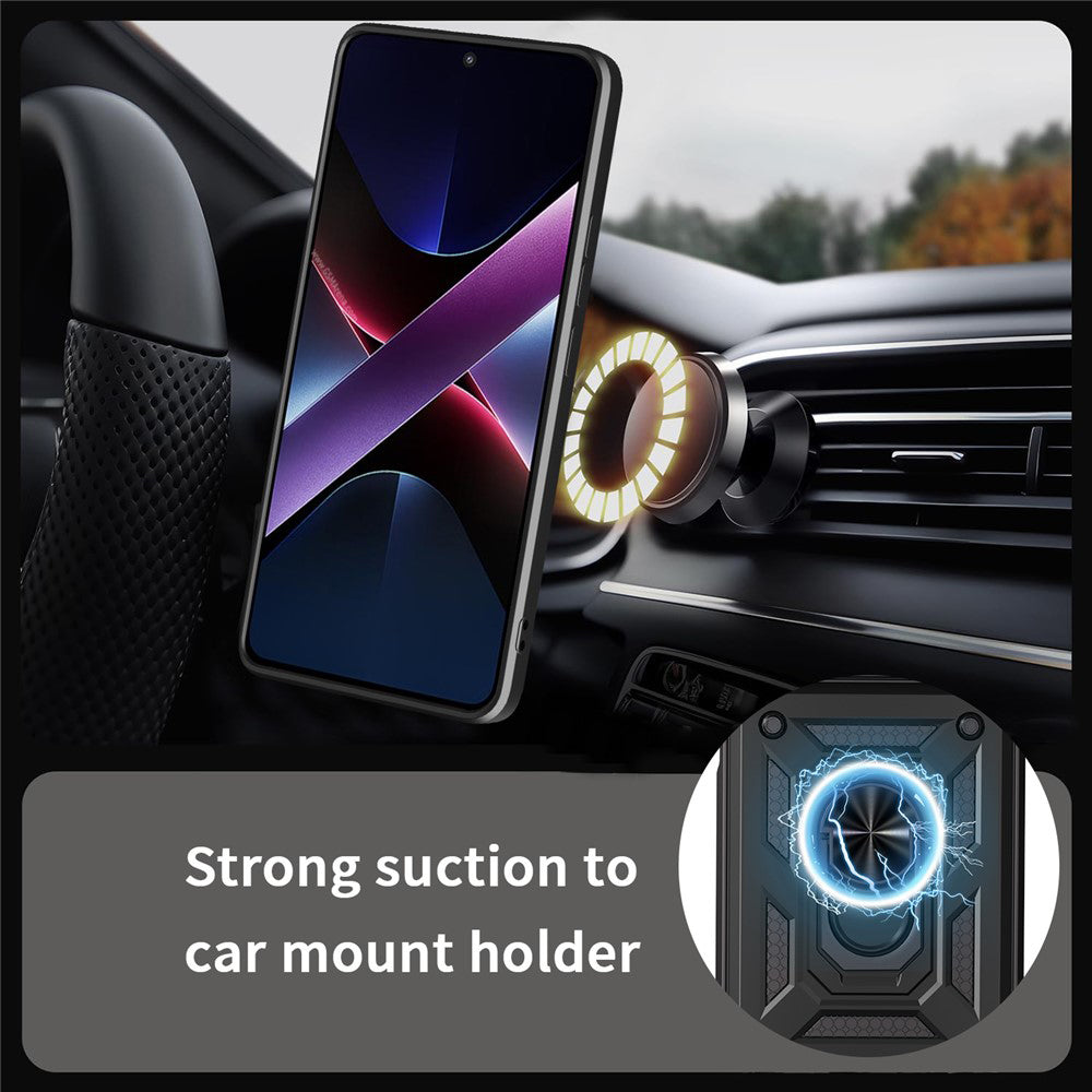 Pouzdro pro Motorola Moto G86 Power, Techsuit, CamShield, Černá