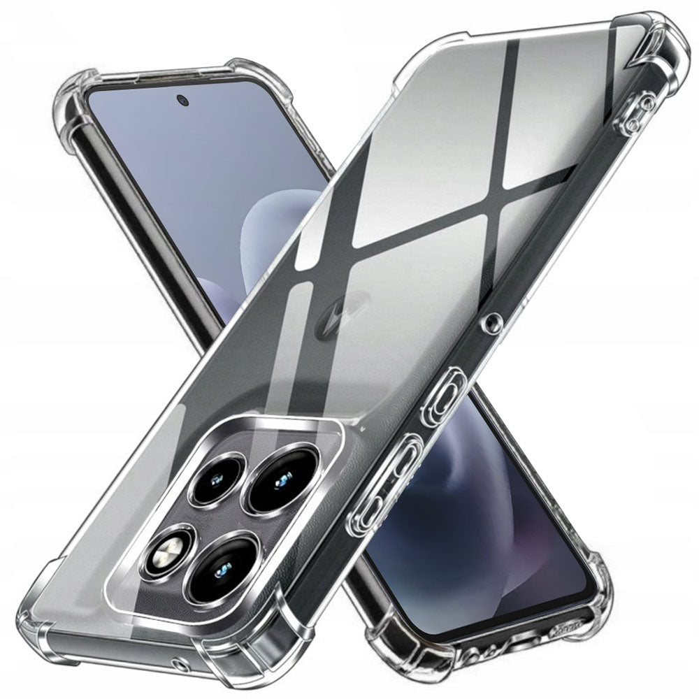 Pouzdro pro Motorola Moto G86 Power, Techsuit, Odolné proti nárazům, Průhledné
