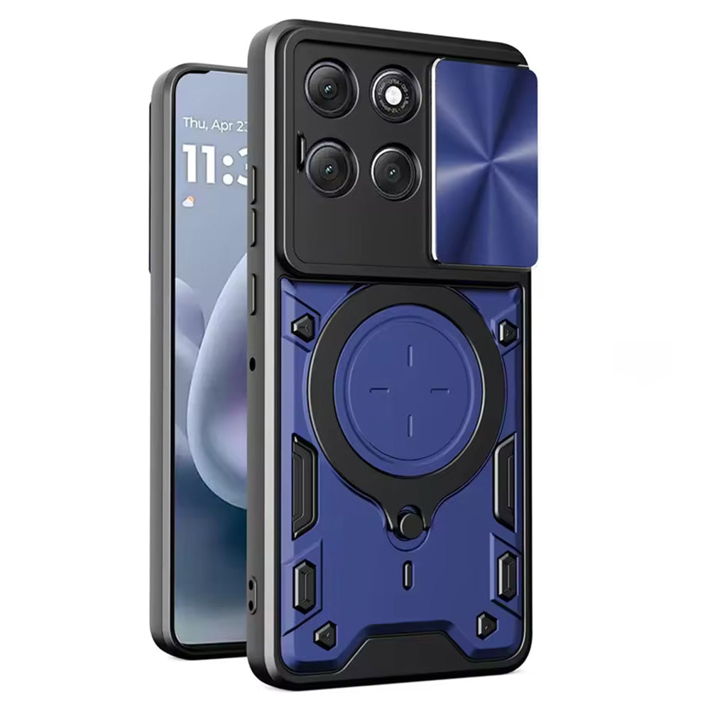 Pouzdro pro Motorola Moto G86, Techsuit, CamGuard Pro, Modrá