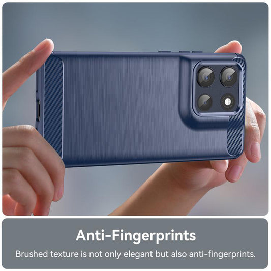 Pouzdro pro Motorola Moto G86, Techsuit, Carbon, Modré