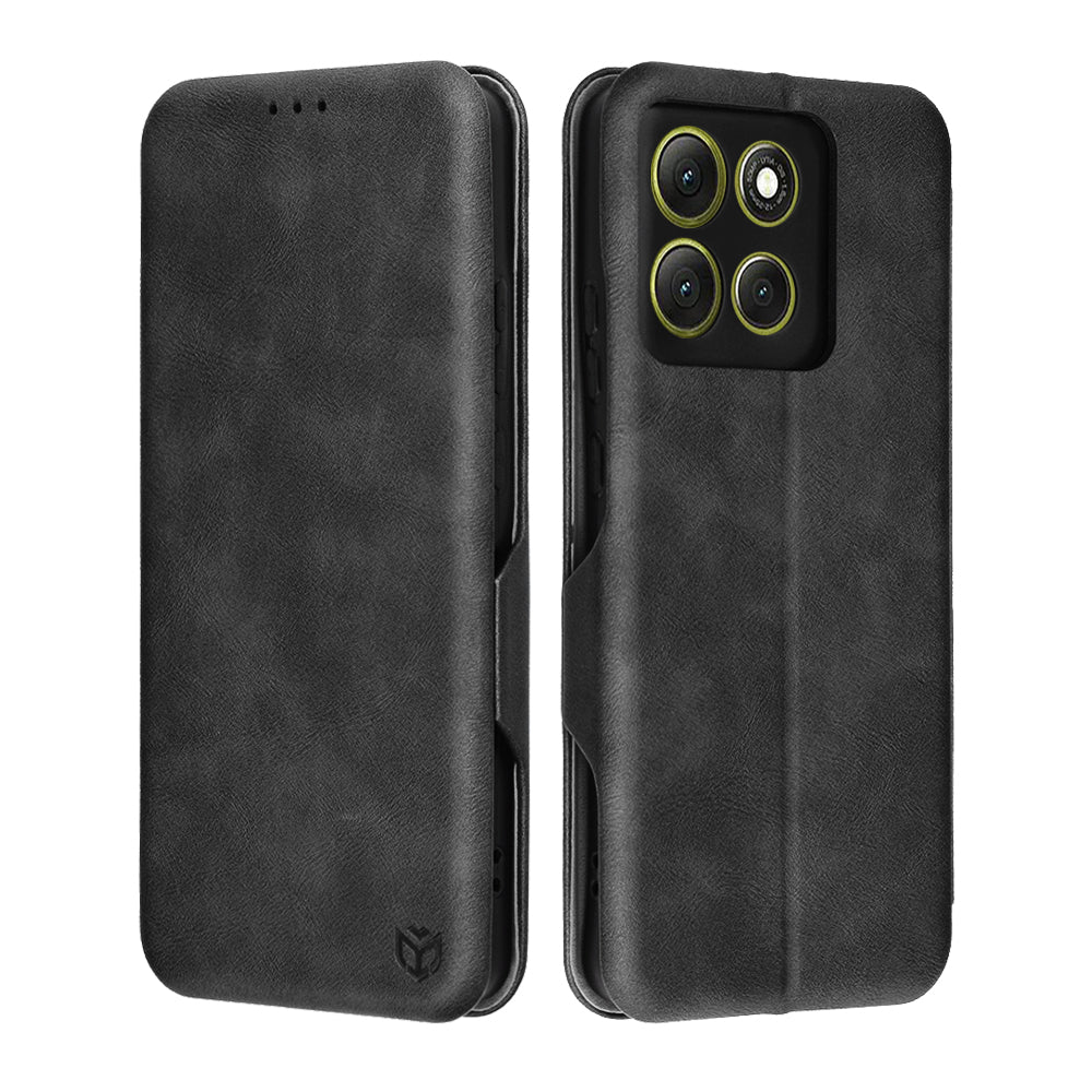 Pouzdro pro Motorola Moto G86, Techsuit, Safe Wallet Plus, Černá