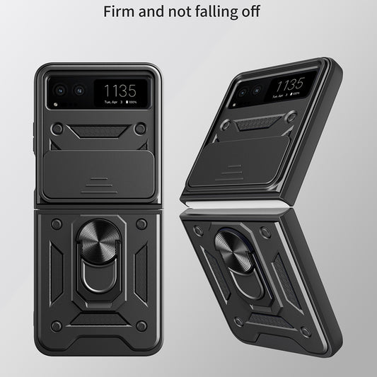 Pouzdro pro Motorola Razr 40, Techsuit, CamShield, černé