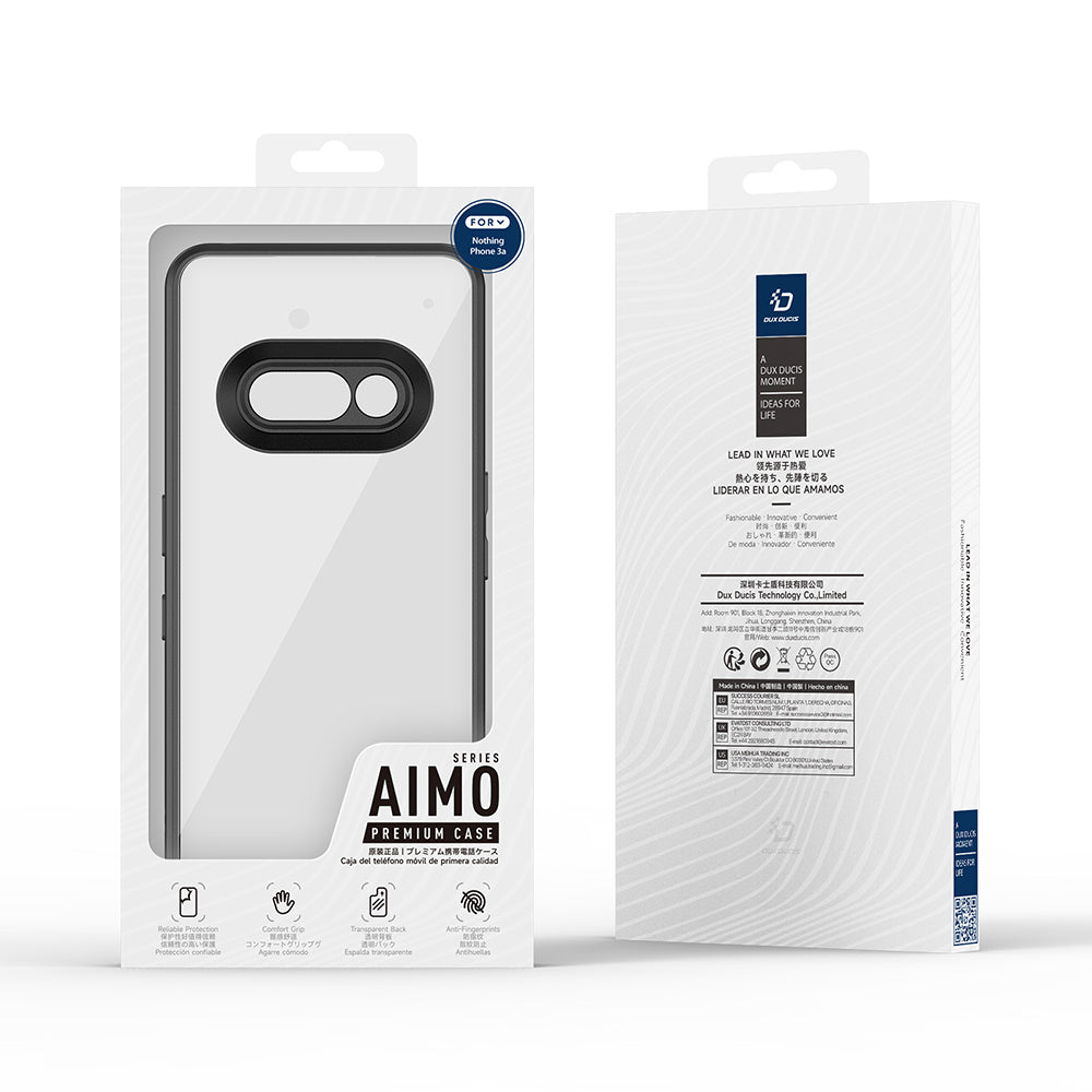 Pouzdro pro Nothing Phone (3a), DUX DUCIS, Aimo, Černá