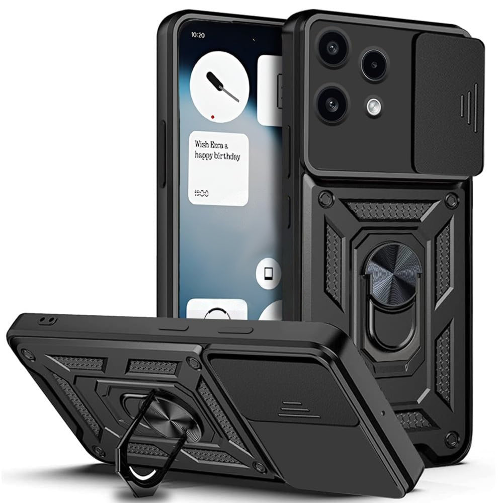 Pouzdro pro Nothing Phone (3a) Lite, Techsuit, CamShield, Černá