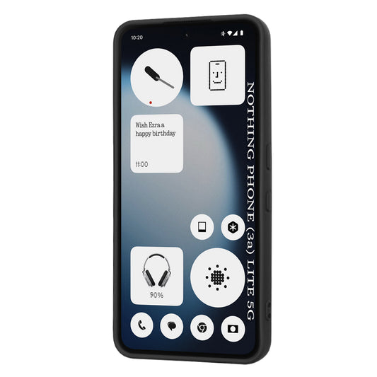Pouzdro pro Nothing Phone (3a) Lite, Techsuit, SoftFlex, Černá