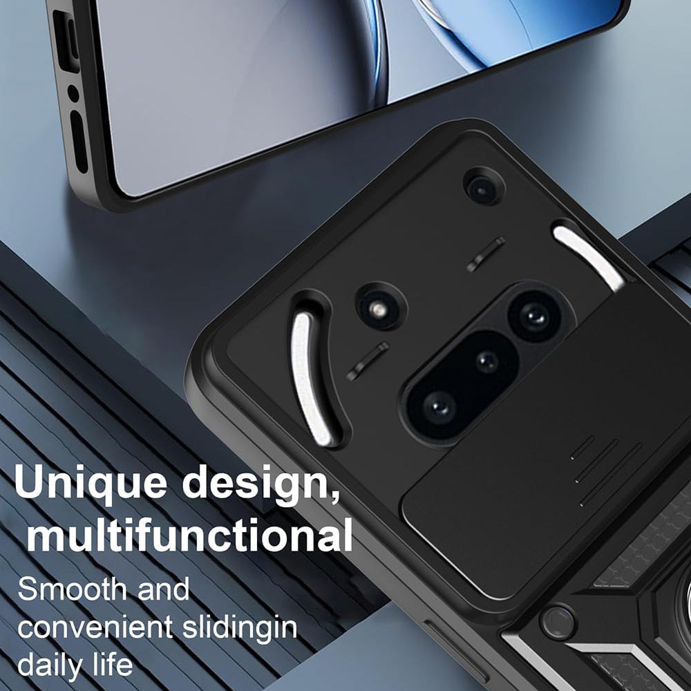 Pouzdro pro Nothing Phone (3a), Techsuit, CamShield, černé