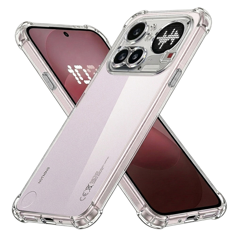 Pouzdro pro Nothing Phone (4a) Pro, Techsuit, Shockproof Clear, Transparentní