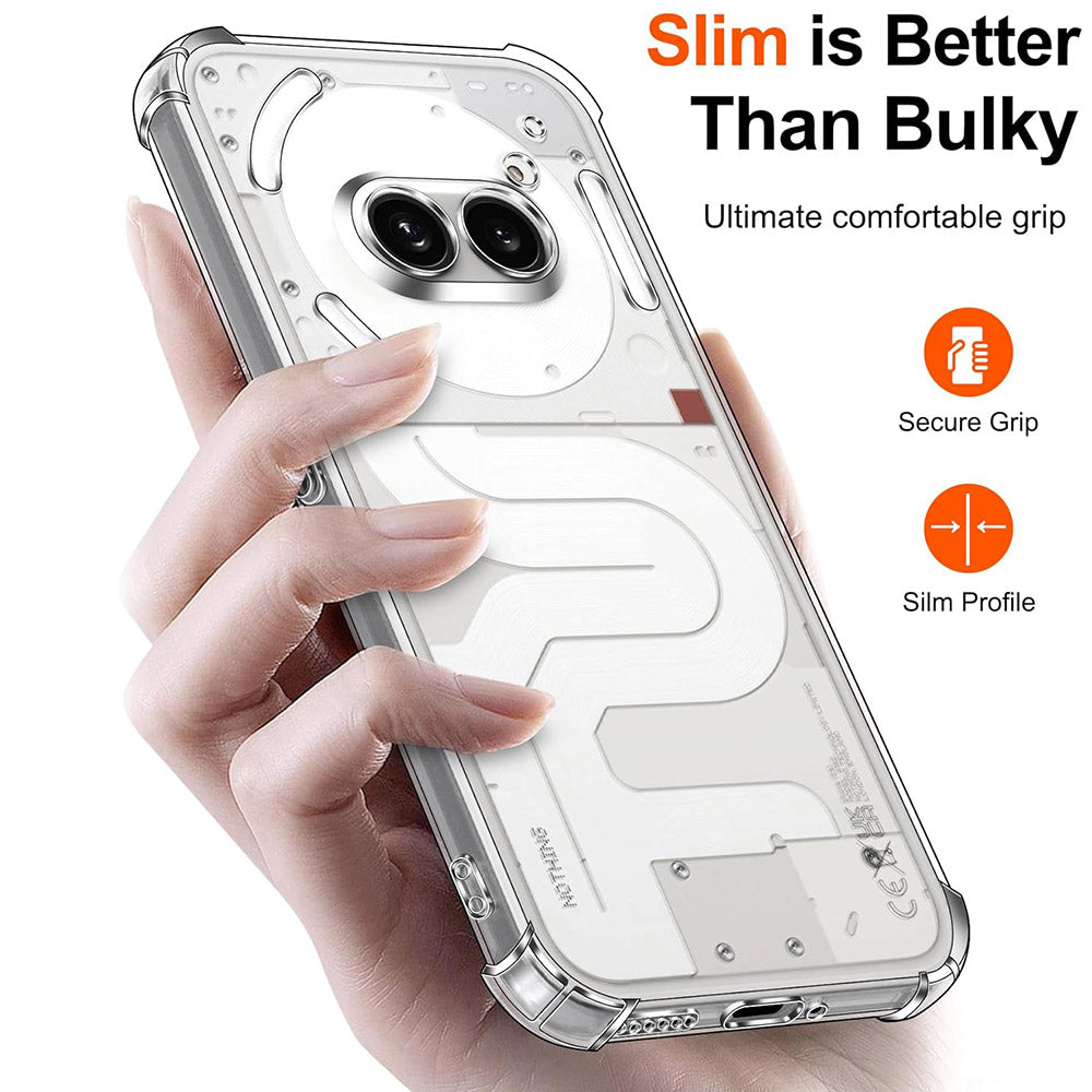 Pouzdro pro Nothing Phone (4a) Pro, Techsuit, Shockproof Clear, Transparentní