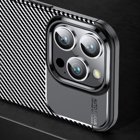 Pouzdro pro OnePlus 13R, Techsuit, CarbonFiber, Černá