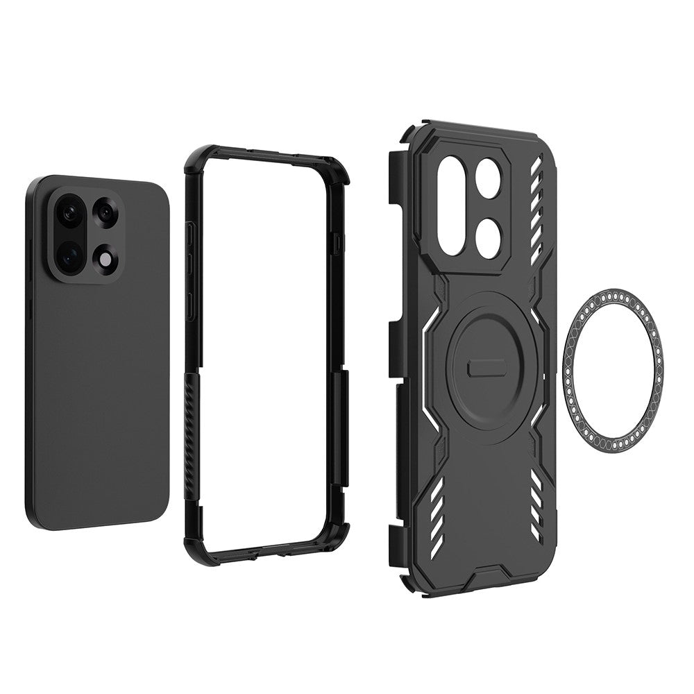 Pouzdro MagSafe pro OnePlus 15, Techsuit, ArmorMag, Černá