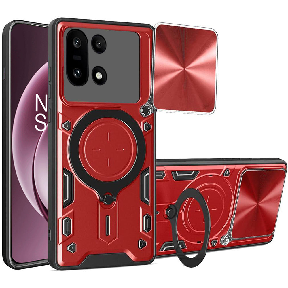 Pouzdro pro OnePlus 15, Techsuit, CamGuard Pro, Červené