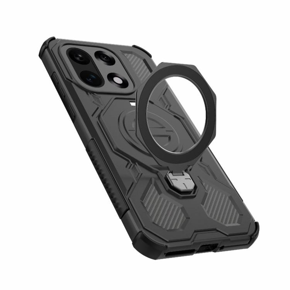 Pouzdro pro OnePlus 15, Techsuit, Carbon Shield Pro, Černá.