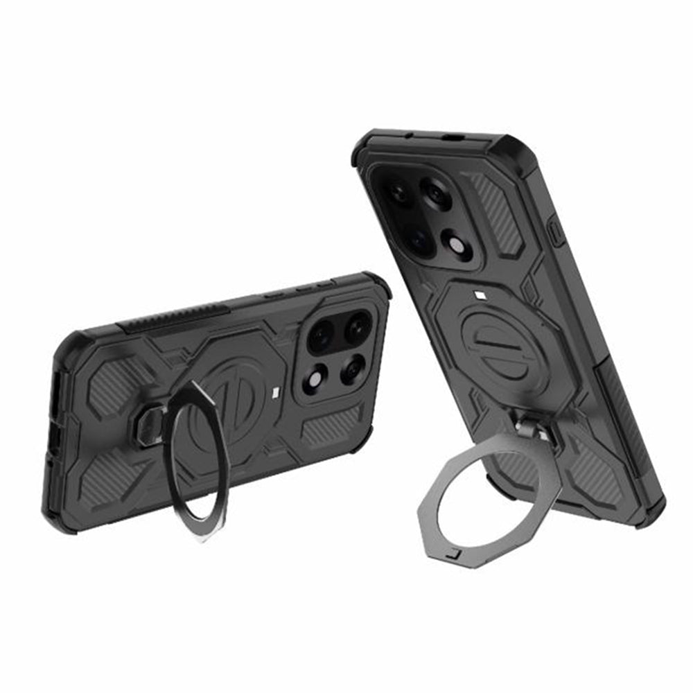 Pouzdro pro OnePlus 15, Techsuit, Carbon Shield Pro, Černá.