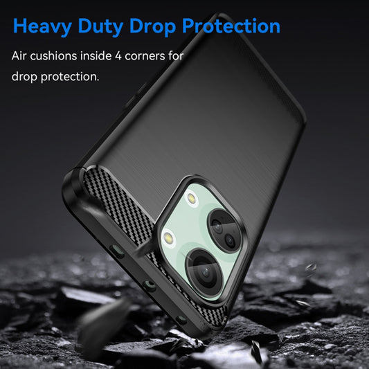 Pouzdro pro OnePlus Nord 3, Techsuit, Carbon, Černé