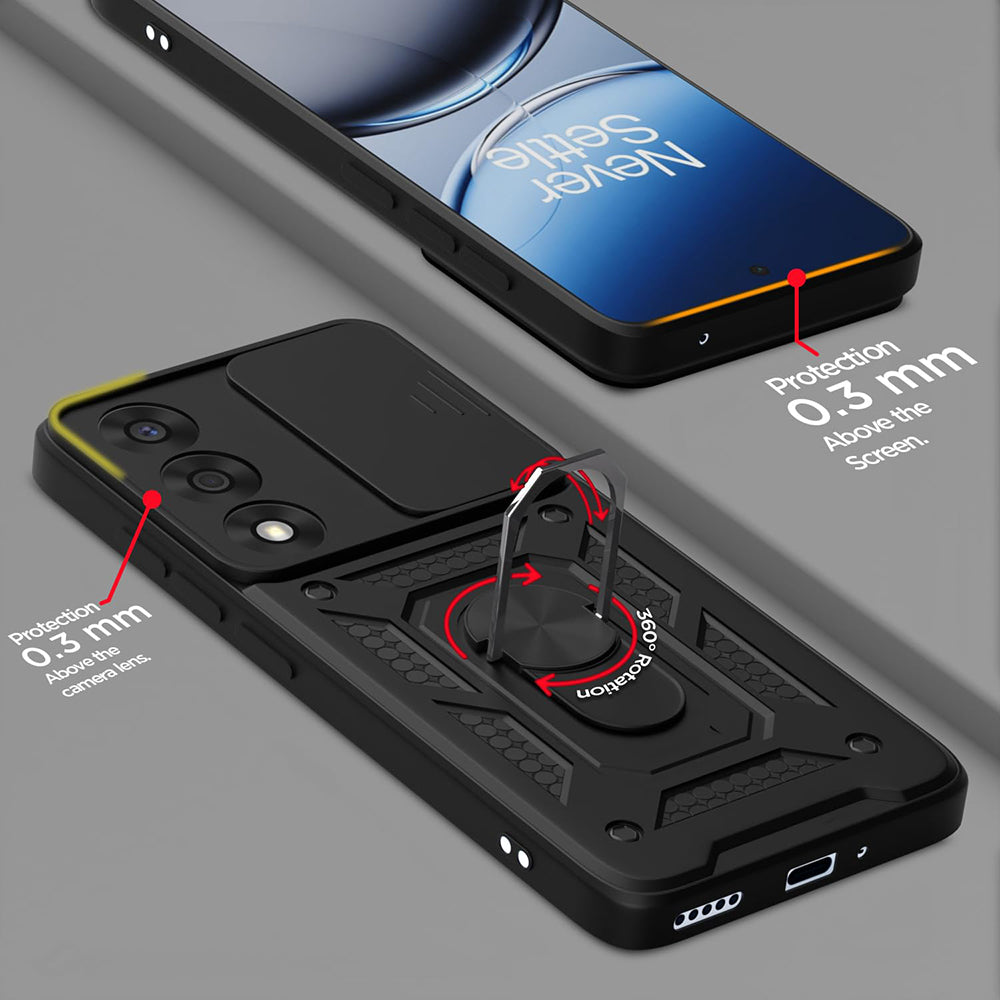 Pouzdro pro OnePlus Nord 5, Techsuit, CamShield, Černé