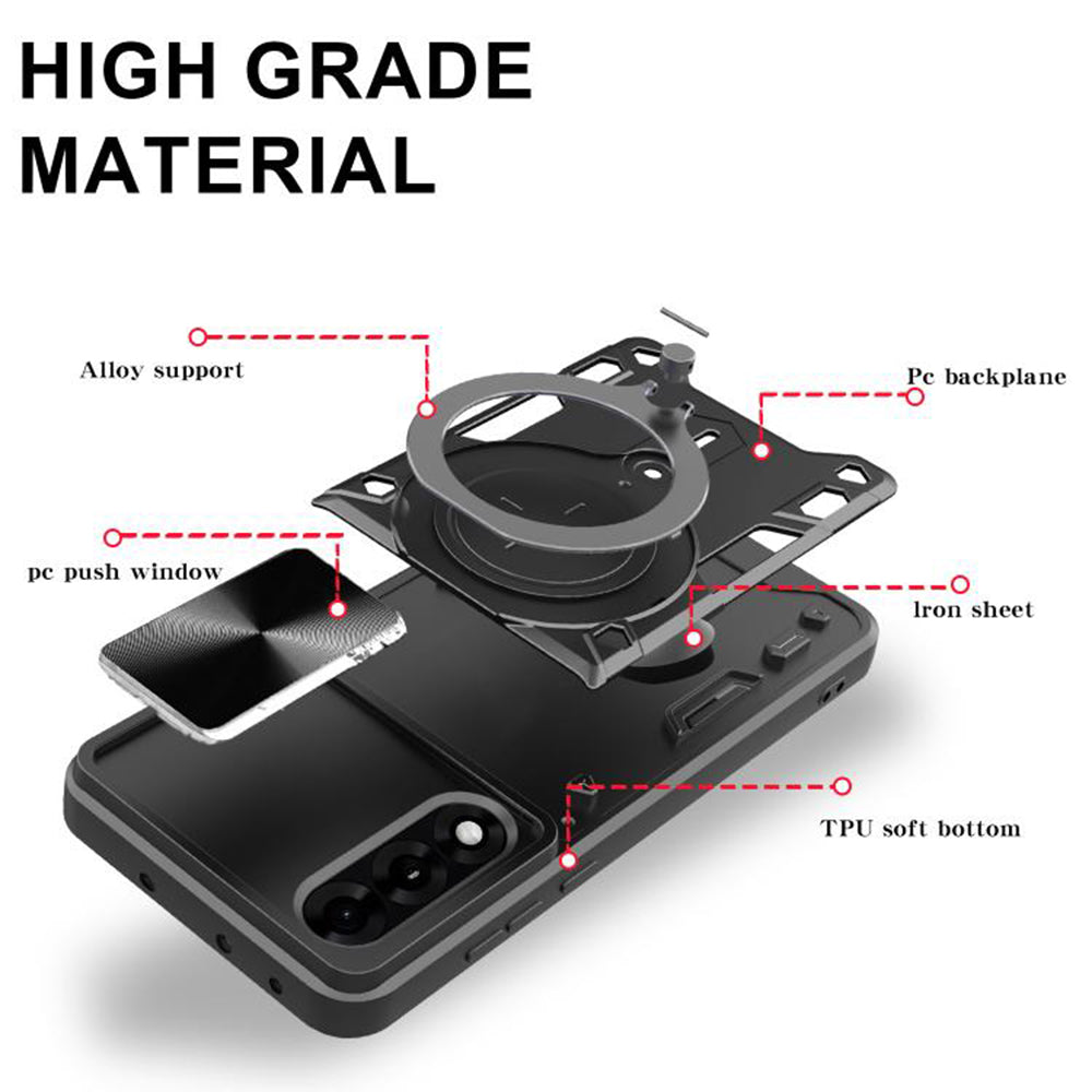Pouzdro pro OnePlus Nord 5, Techsuit, CamGuard Pro, Černé