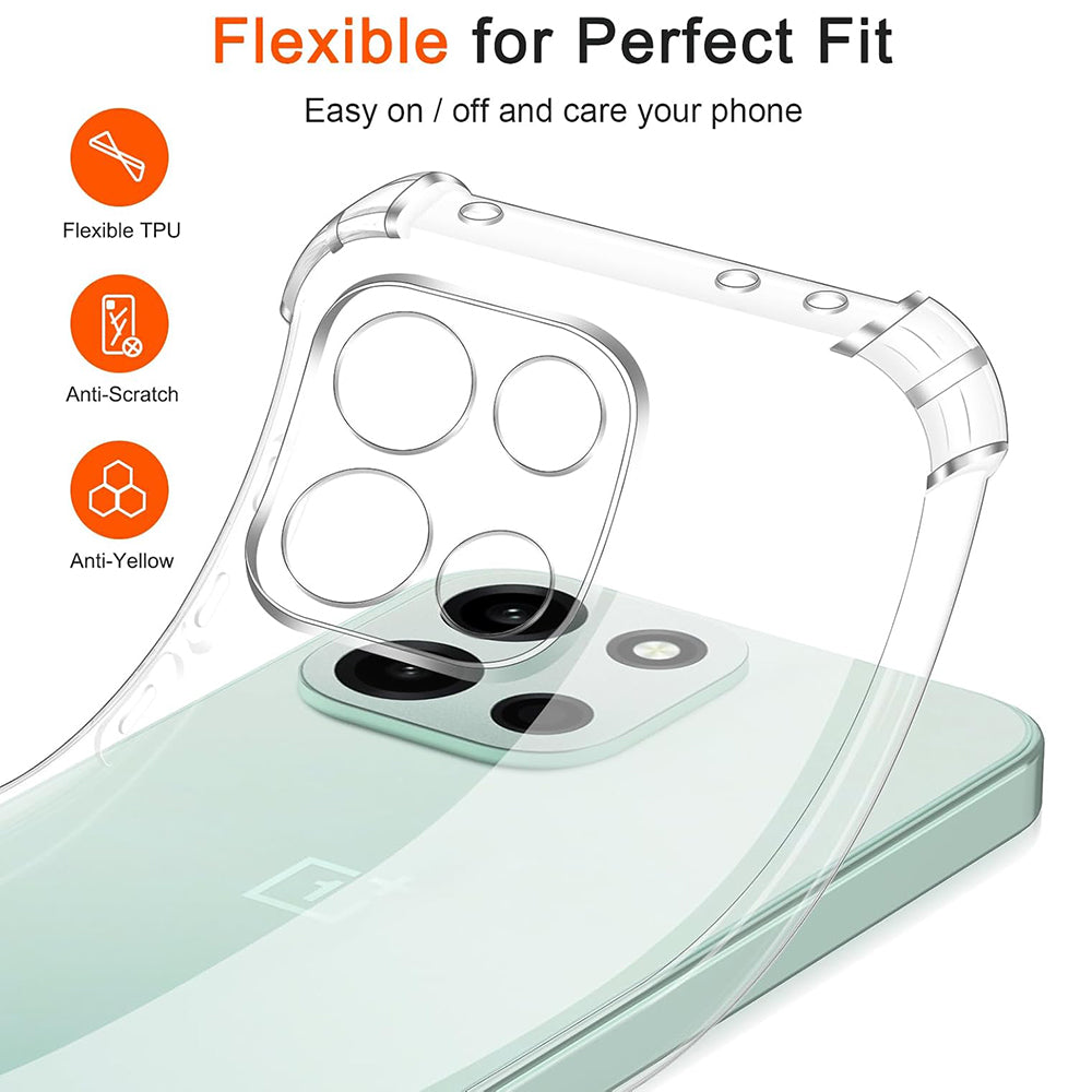 Pouzdro pro OnePlus Nord 6, Techsuit, Shockproof Clear, Transparentní