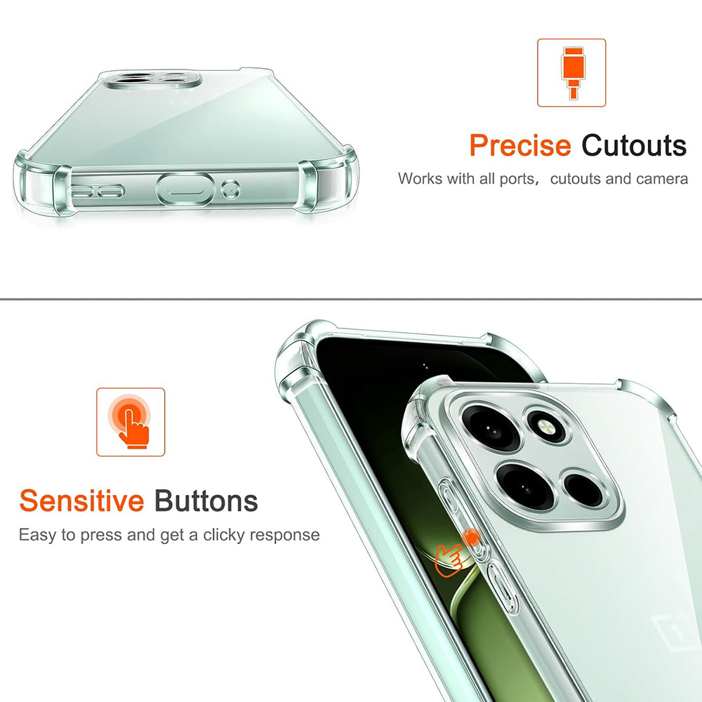 Pouzdro pro OnePlus Nord 6, Techsuit, Shockproof Clear, Transparentní