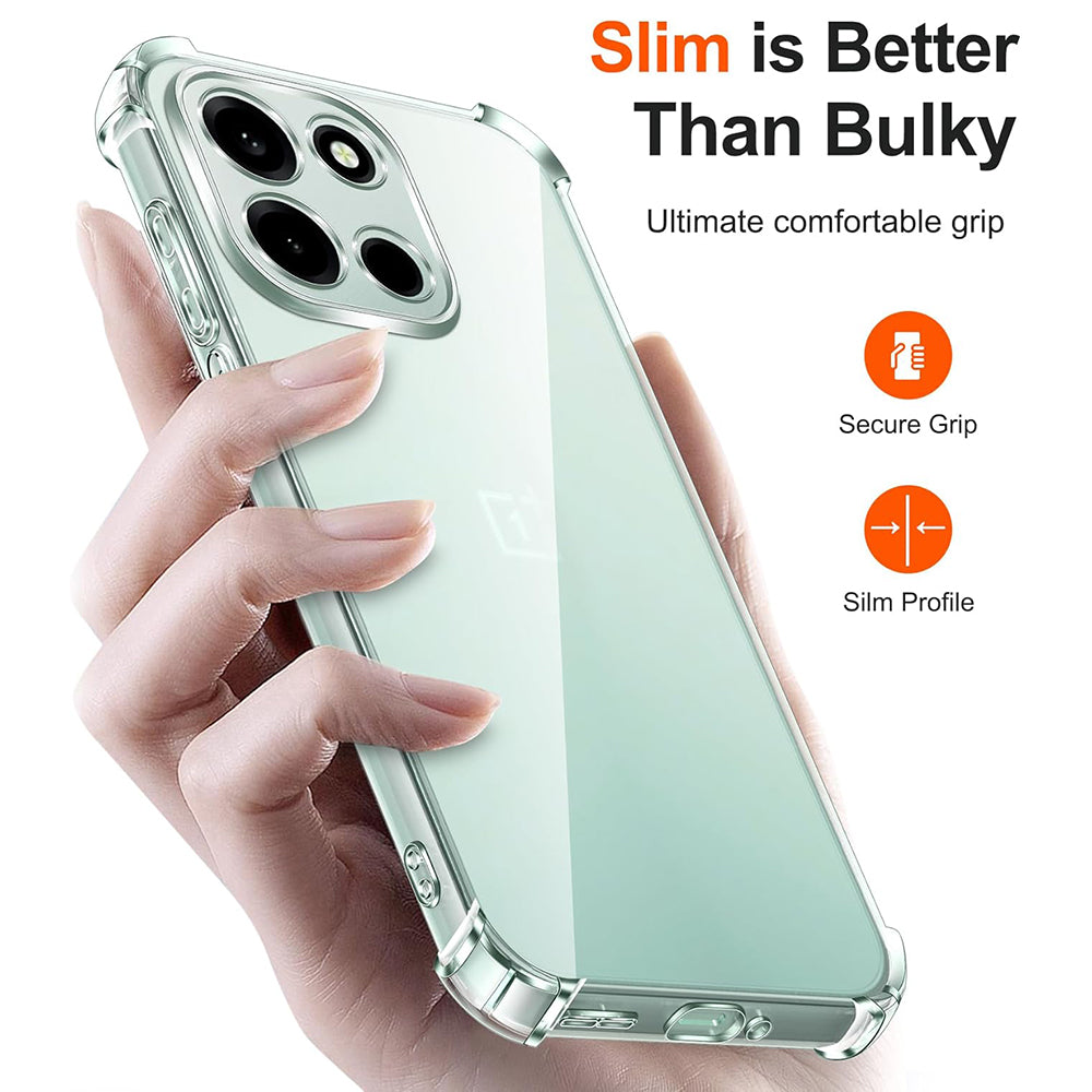 Pouzdro pro OnePlus Nord 6, Techsuit, Shockproof Clear, Transparentní