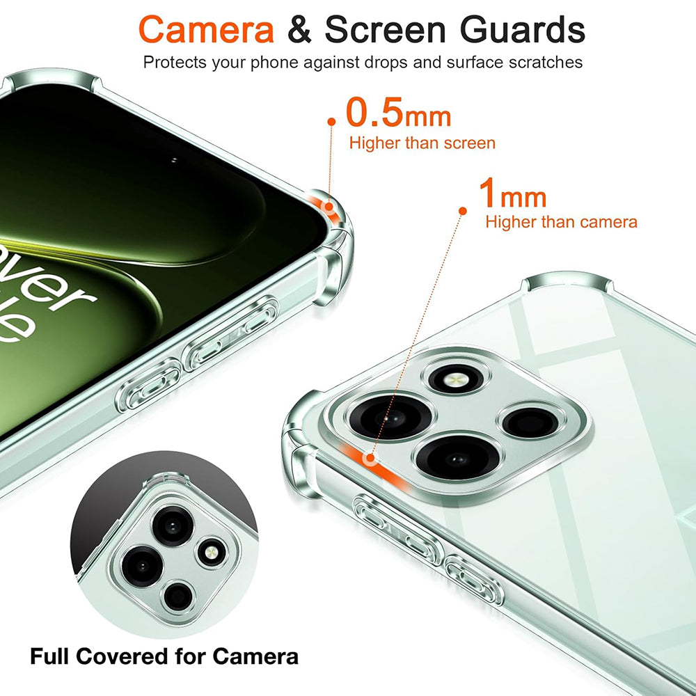 Pouzdro pro OnePlus Nord 6, Techsuit, Shockproof Clear, Transparentní