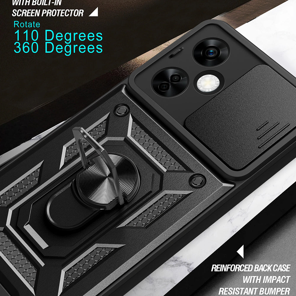 Pouzdro pro OnePlus Nord CE 3 Lite, Techsuit, CamShield, Modrá