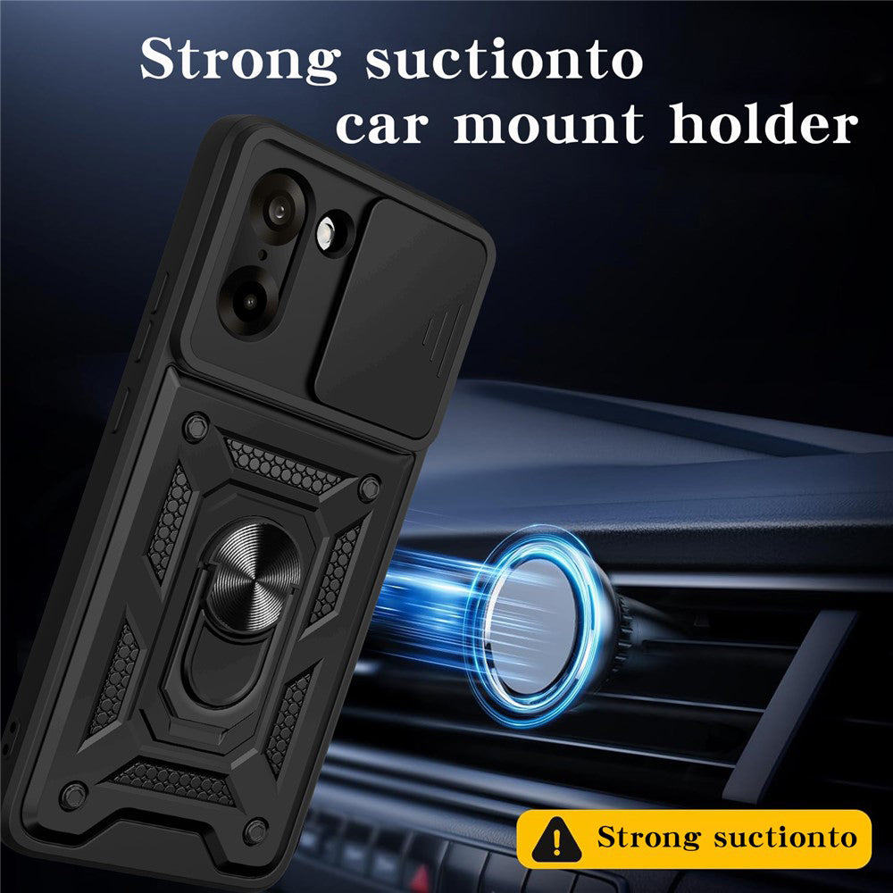 Pouzdro pro OnePlus Nord CE5, Techsuit, CamShield, Černá