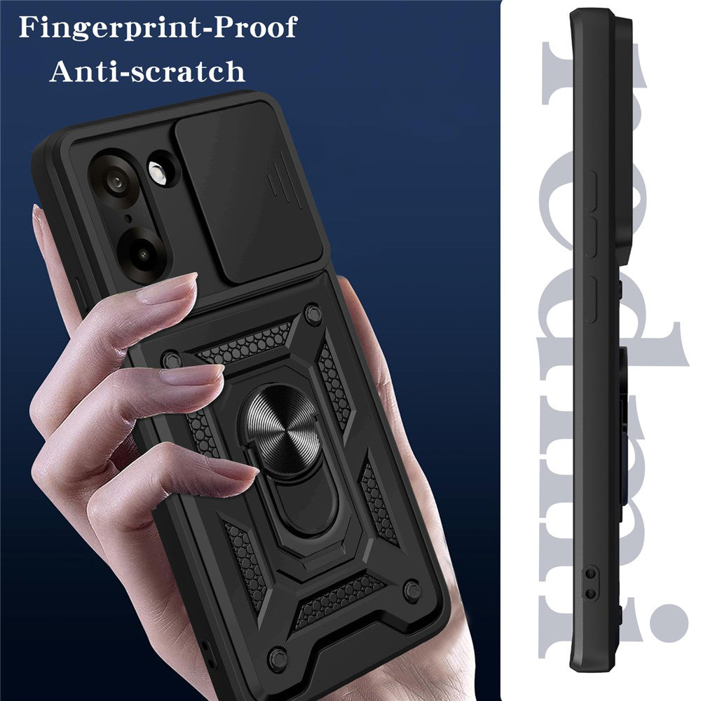 Pouzdro pro OnePlus Nord CE5, Techsuit, CamShield, Černá