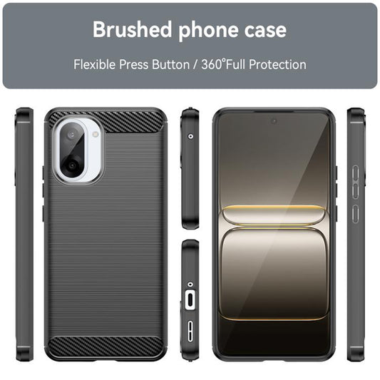 Pouzdro pro OnePlus Nord CE5, Techsuit, Carbon, Černé
