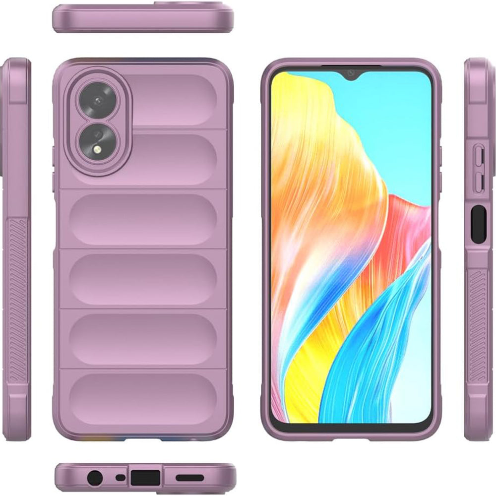Pouzdro pro Oppo A18 / A38, Techsuit, Magic Shield, Fialové